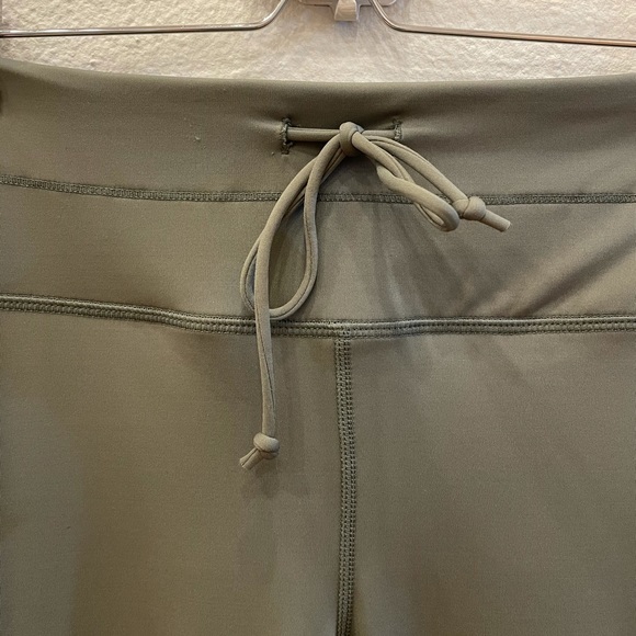 FREE PEOPLE MOVEMENT olive green mesh satin tights - Picture 5 of 11